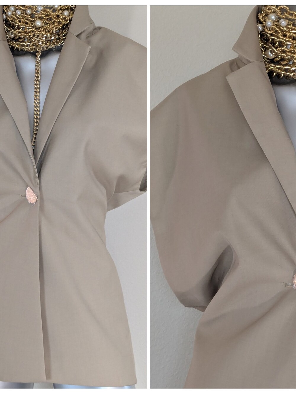 URBAN REVIVO Sleeveless Tailored Structured Blazer Vest - Picture 8 of 12